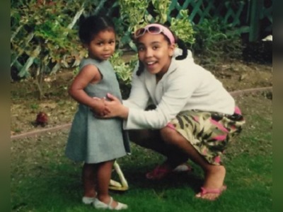 Rayna Tyson with their late sister Exodus.